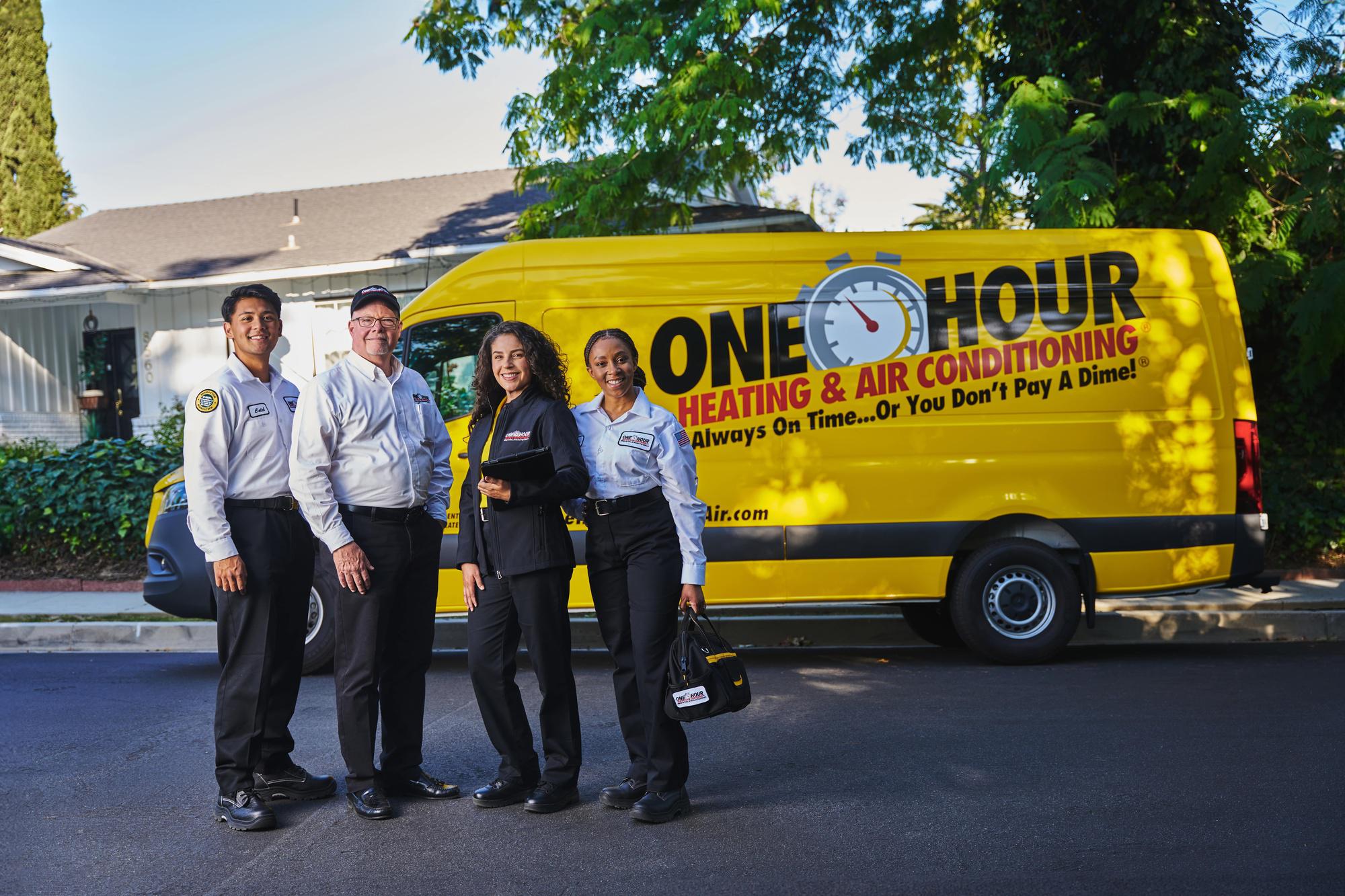 Heating and air conditioning team